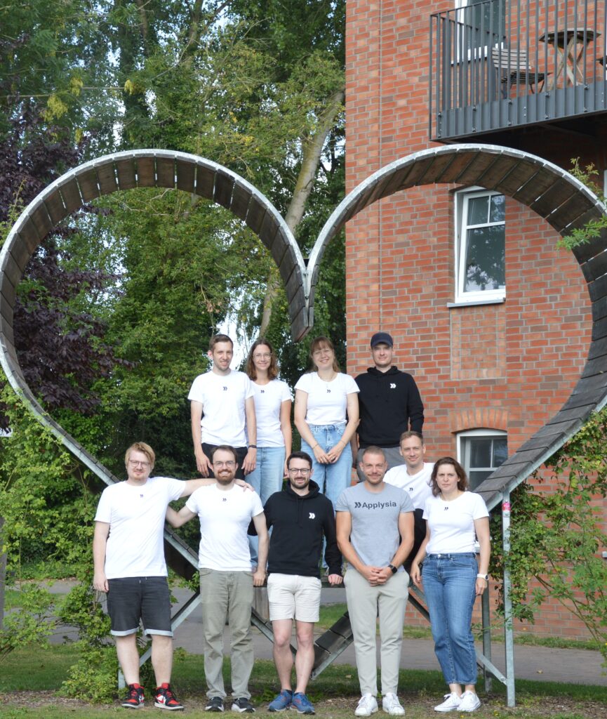 Auf dem Foto ist das Applysia-Team zu sehen.